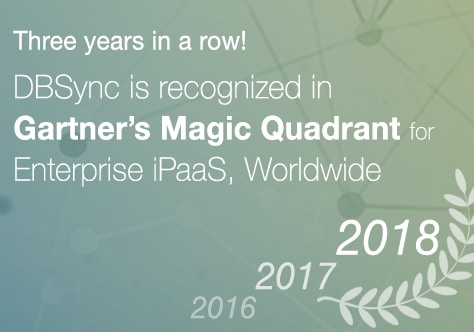 Gartner recognised DBSync 2018