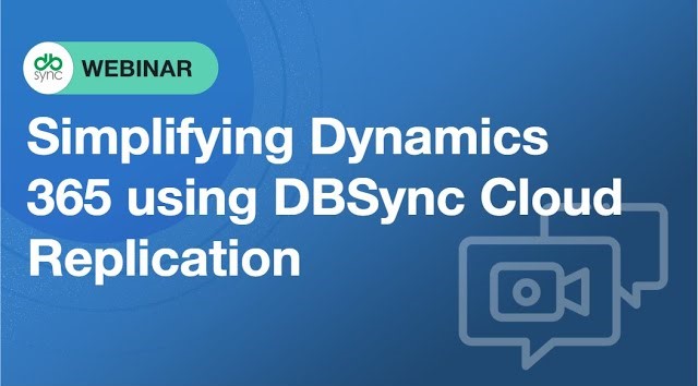 DBSync Cloud Replication