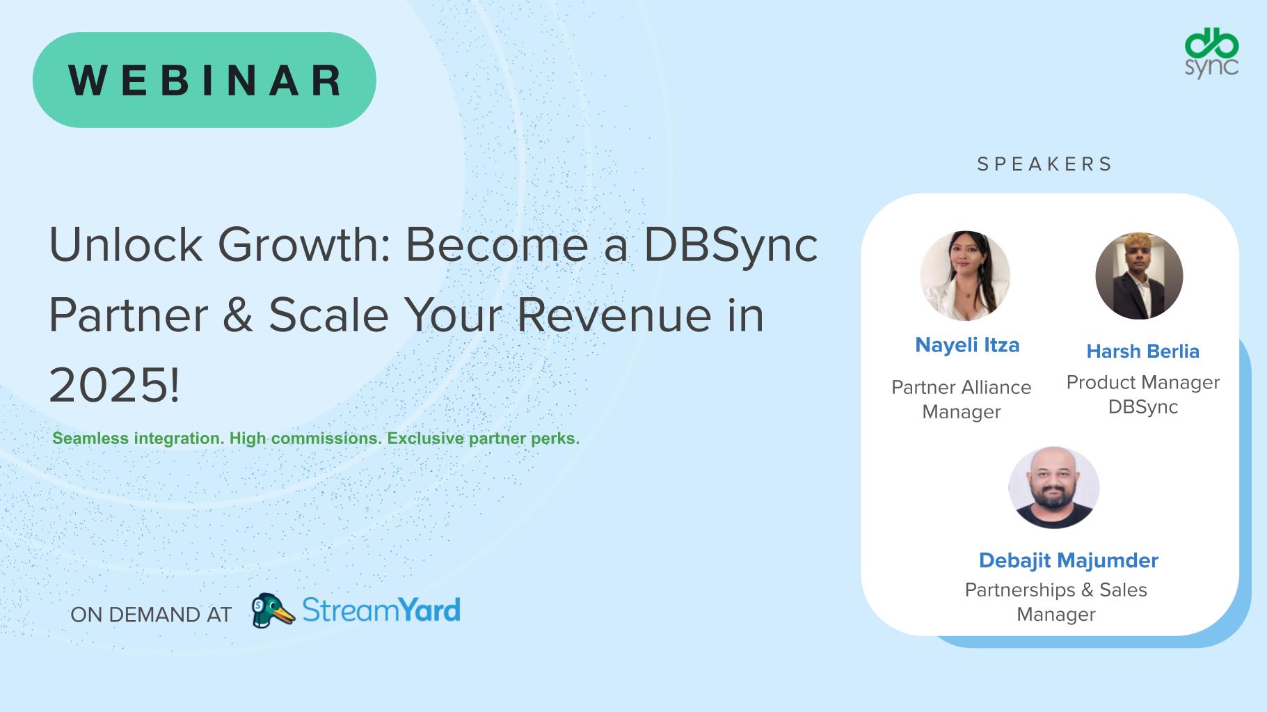 HOW TO BECOME A DBSYNC PARTNER 2025