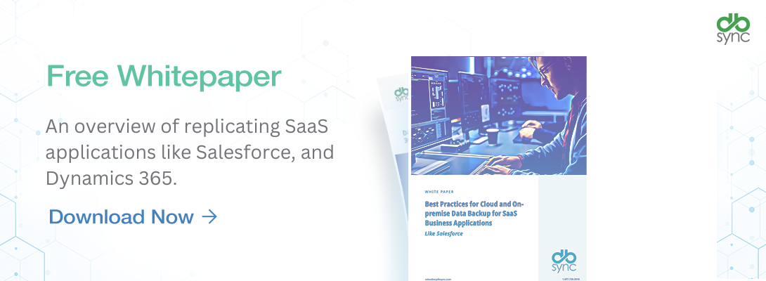 An overview of replicating SaaS applications like Salesforce and Dynamics 365.